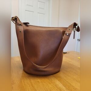 Italian Vintage Coach Duffel 9085 British Tan